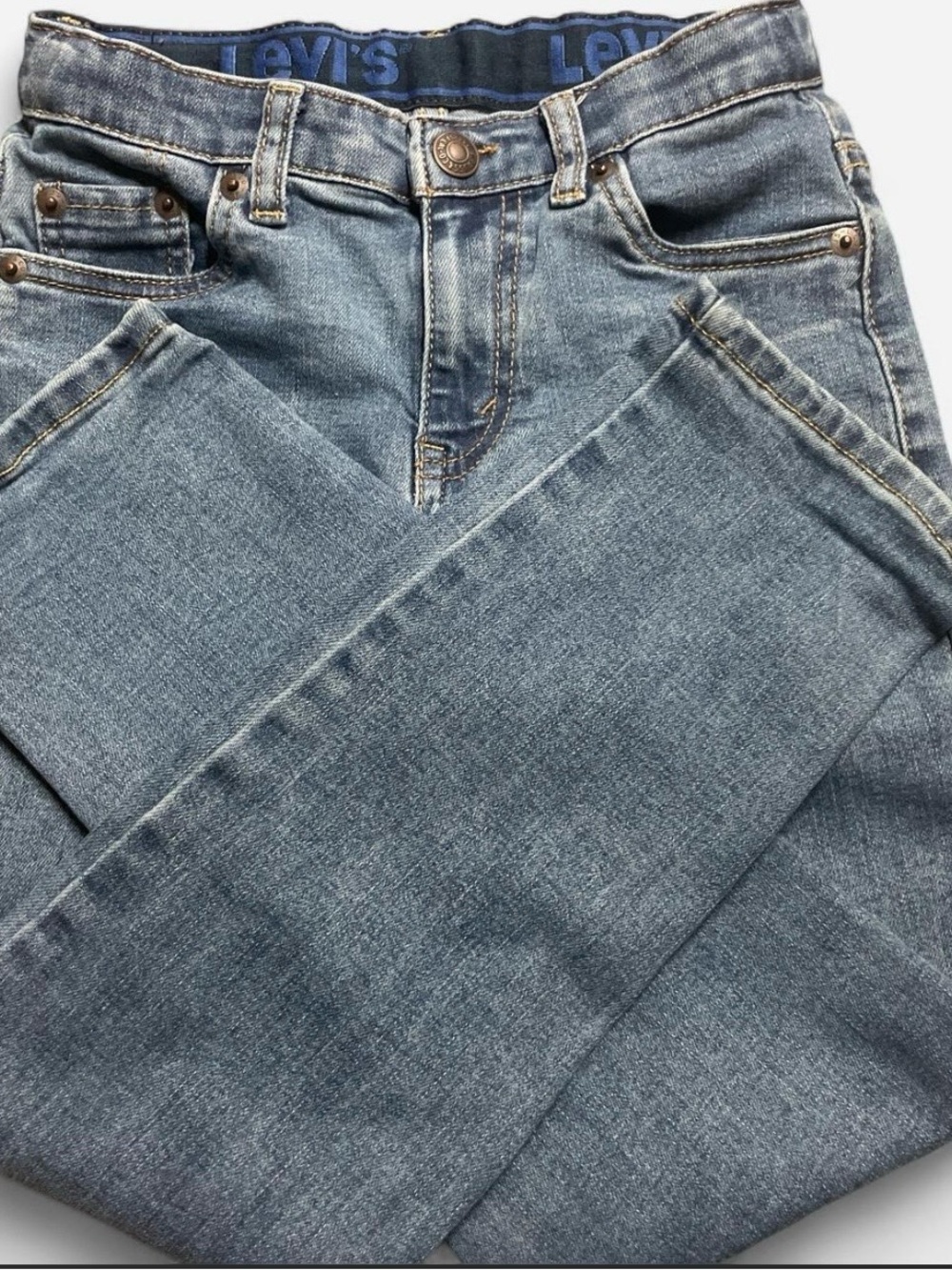 Levi's Men's Light Blue Straight Leg Jeans